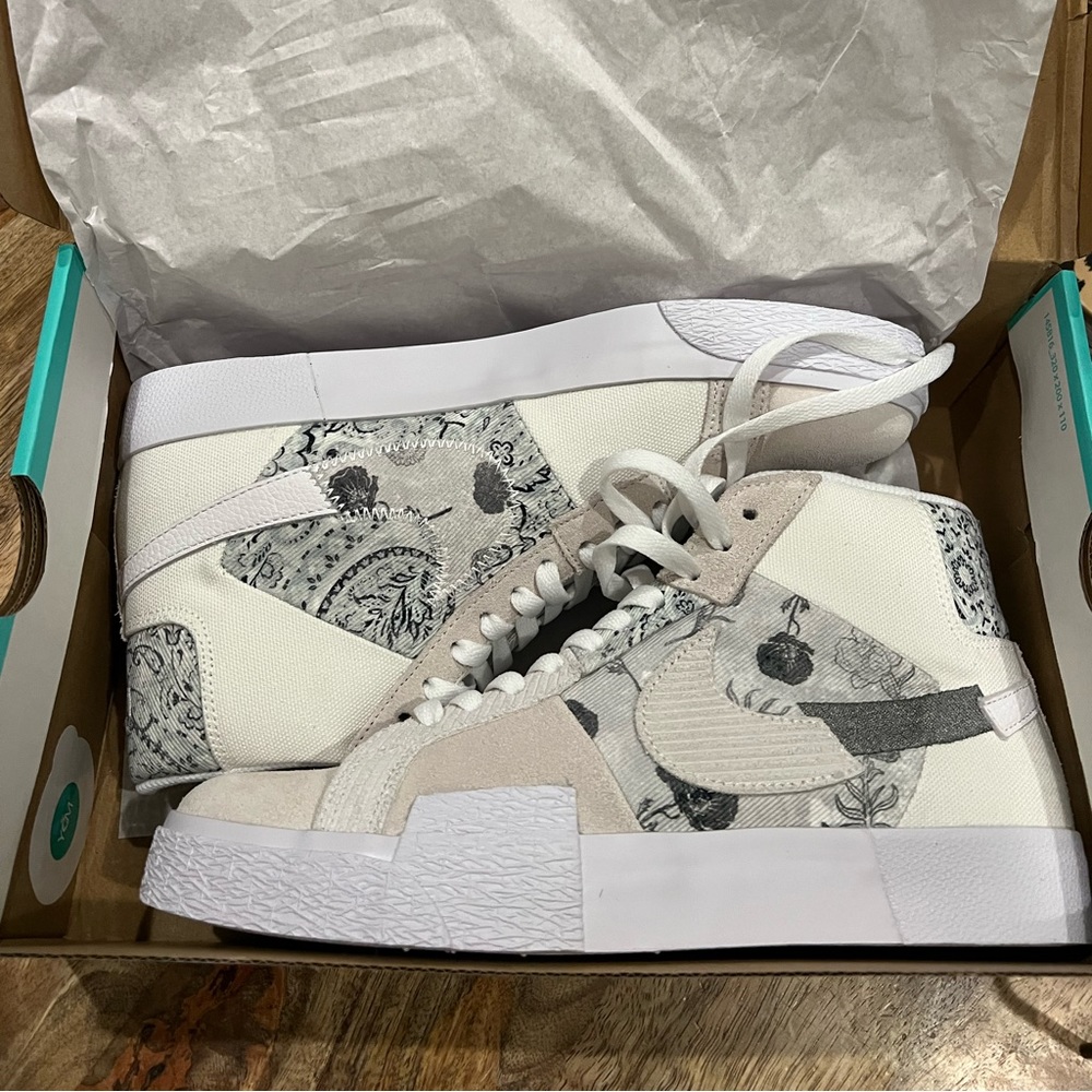 Nike Zoom Blazer Mid Premium SB 'Paisley Pack - Floral' women’s size 10 - Picture 1 of 7